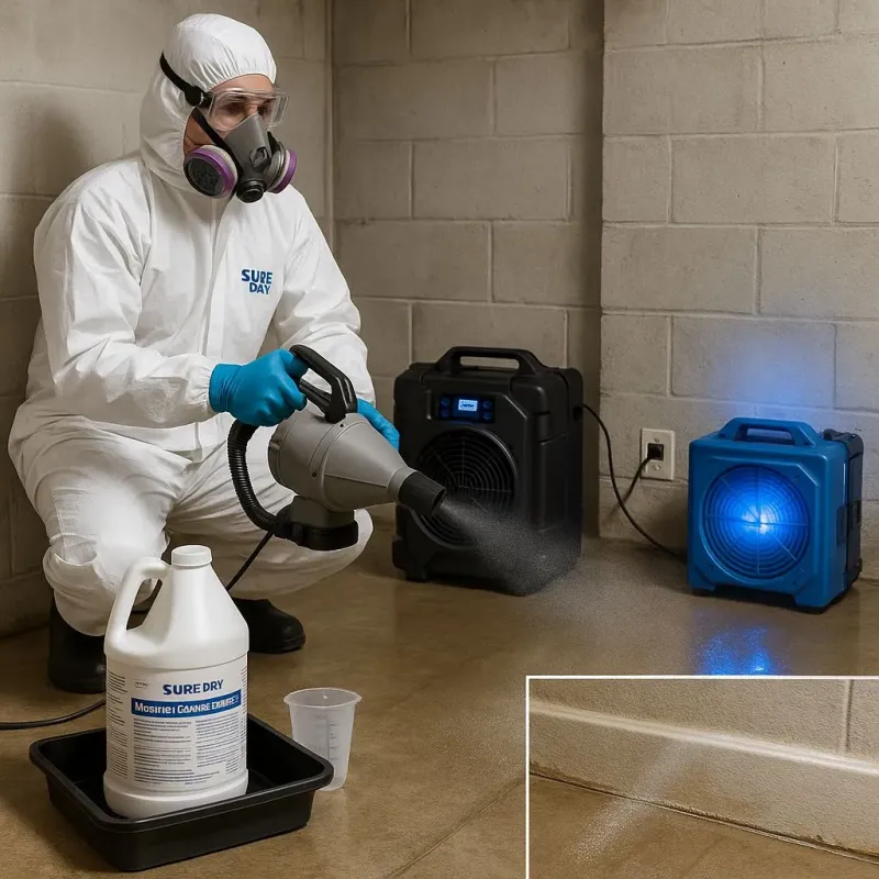 Sanitization and Odor Removal process in Lowell, IN
